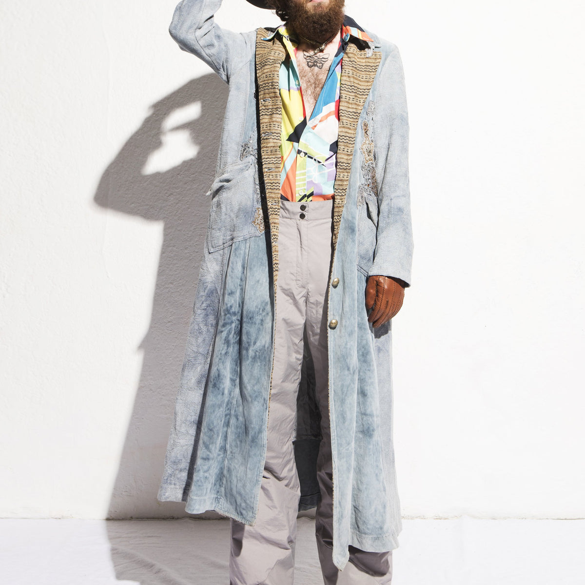 ジャケット・アウター 80s-90s Archive KRIZIA rayon velour coat Vintage 90s Jams World Zip Up Rayon Multicolor Jacket Womens Size