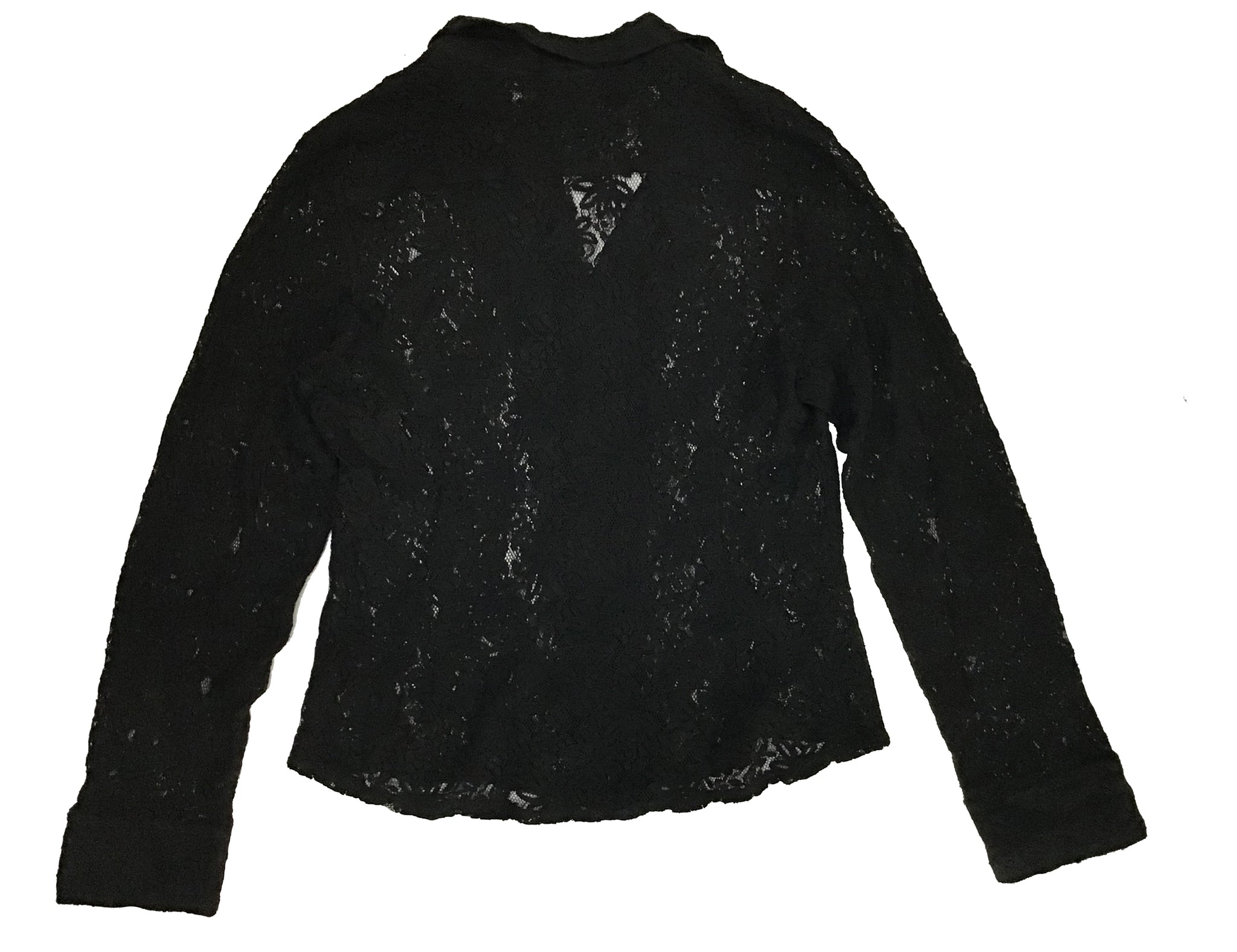 Norma Vintage _black lace shirt