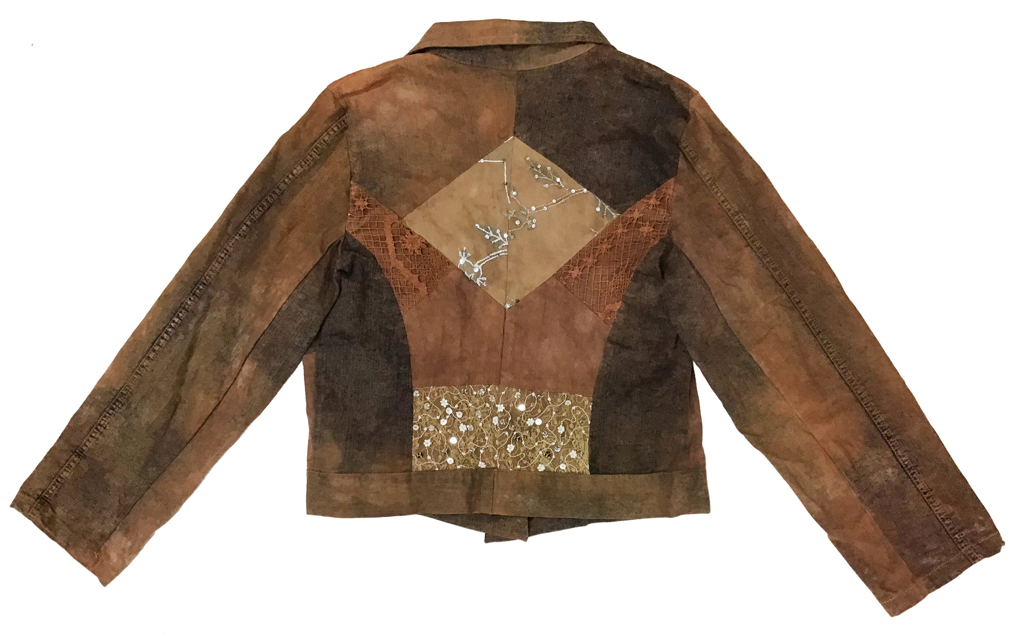 Norma Vintage_ shiny brown denim jacket