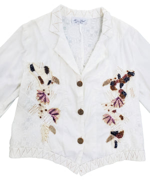 Norma Vintage_ white cotton jacket