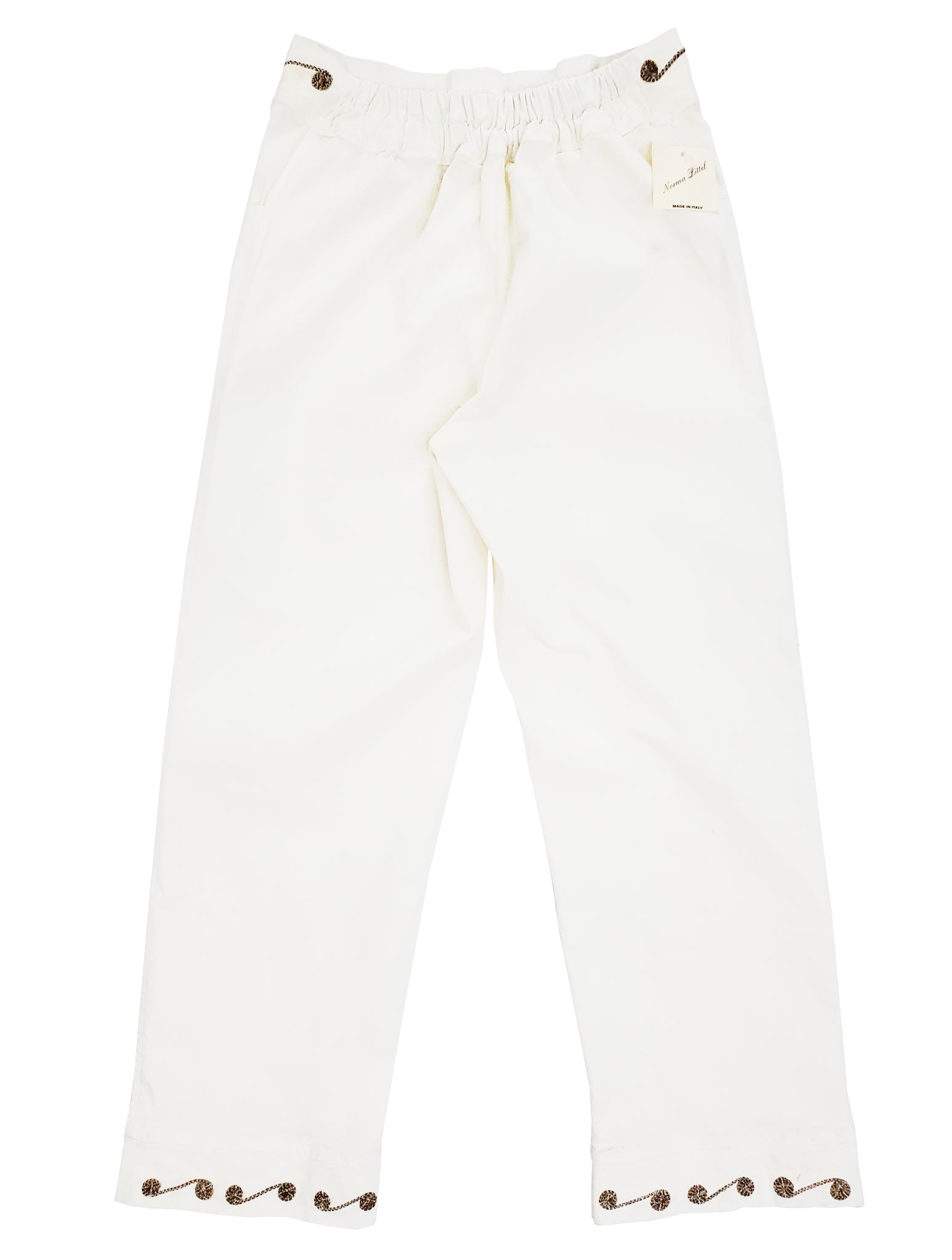 Norma Vintage _white denim trousers