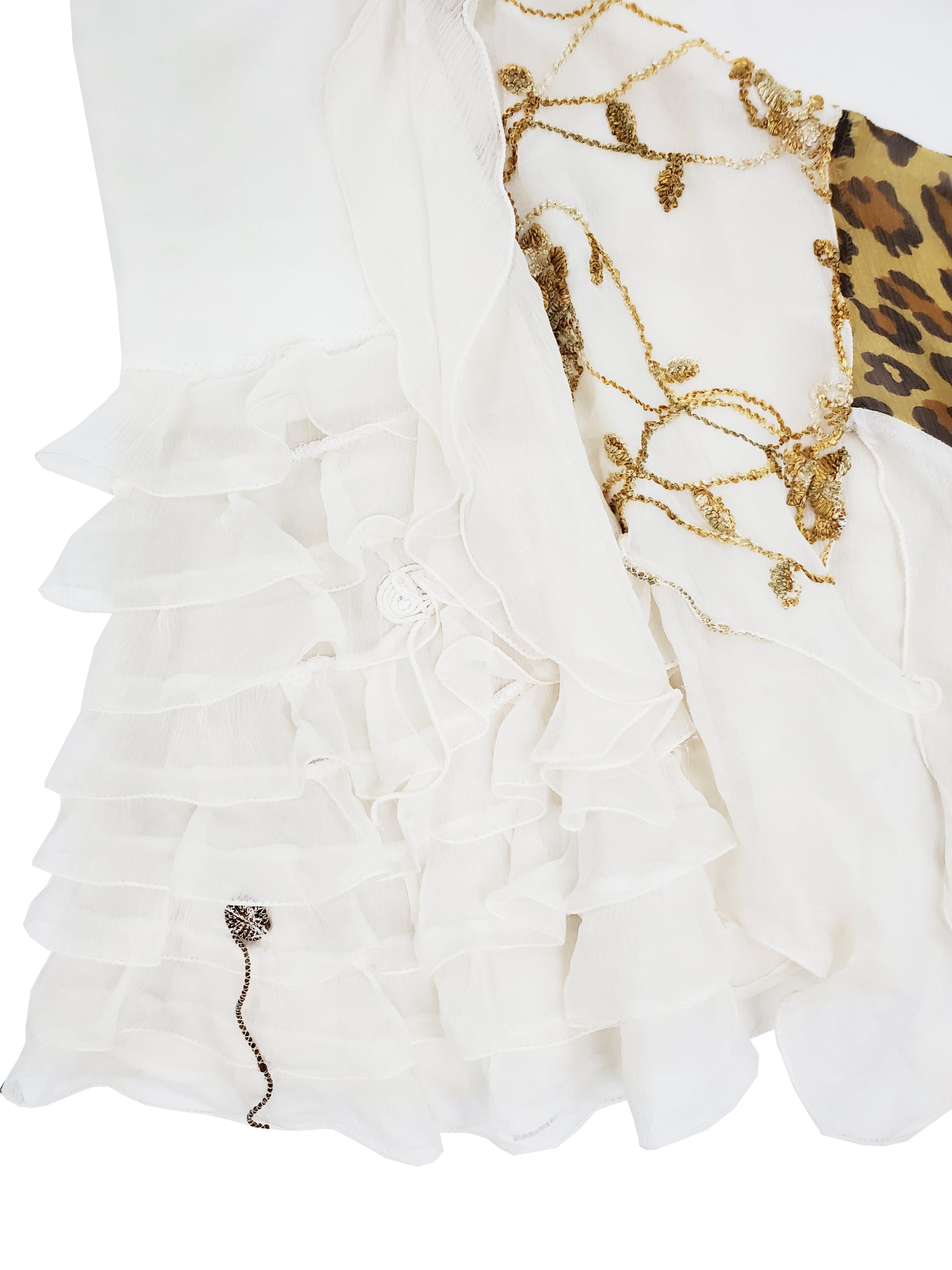 Norma Vintage _white denim skirt