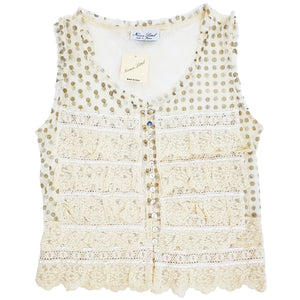 Norma Vintage _dot mesh top