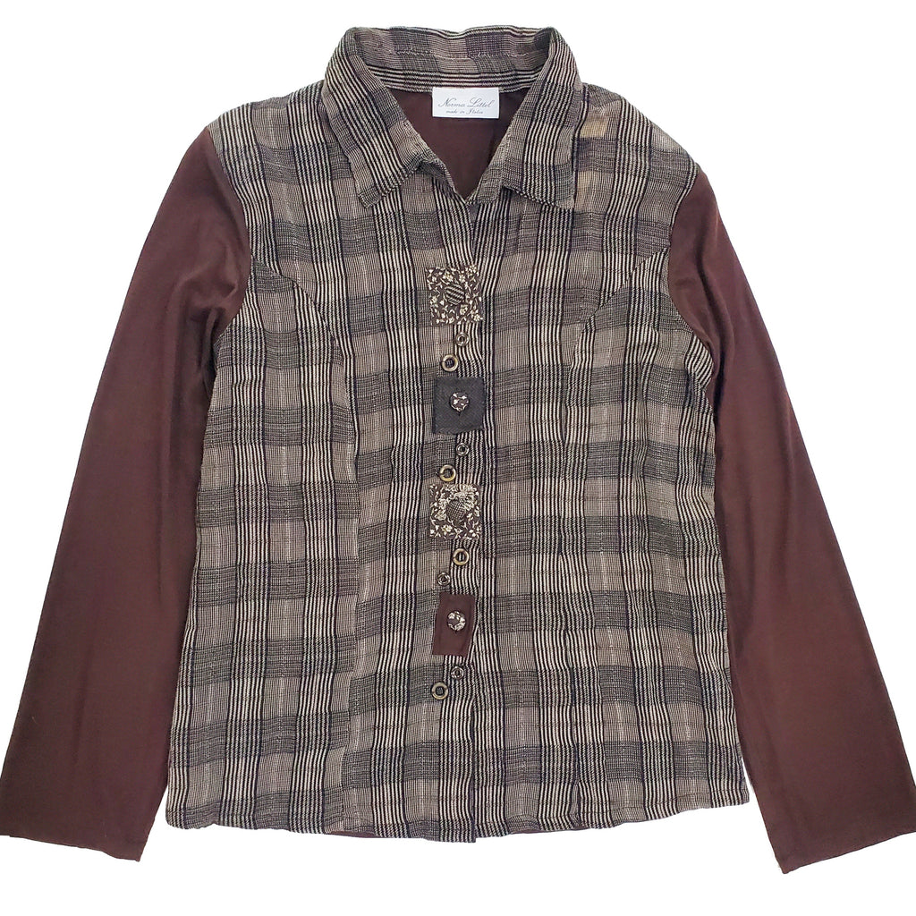 Norma Vintage _plaid shirt