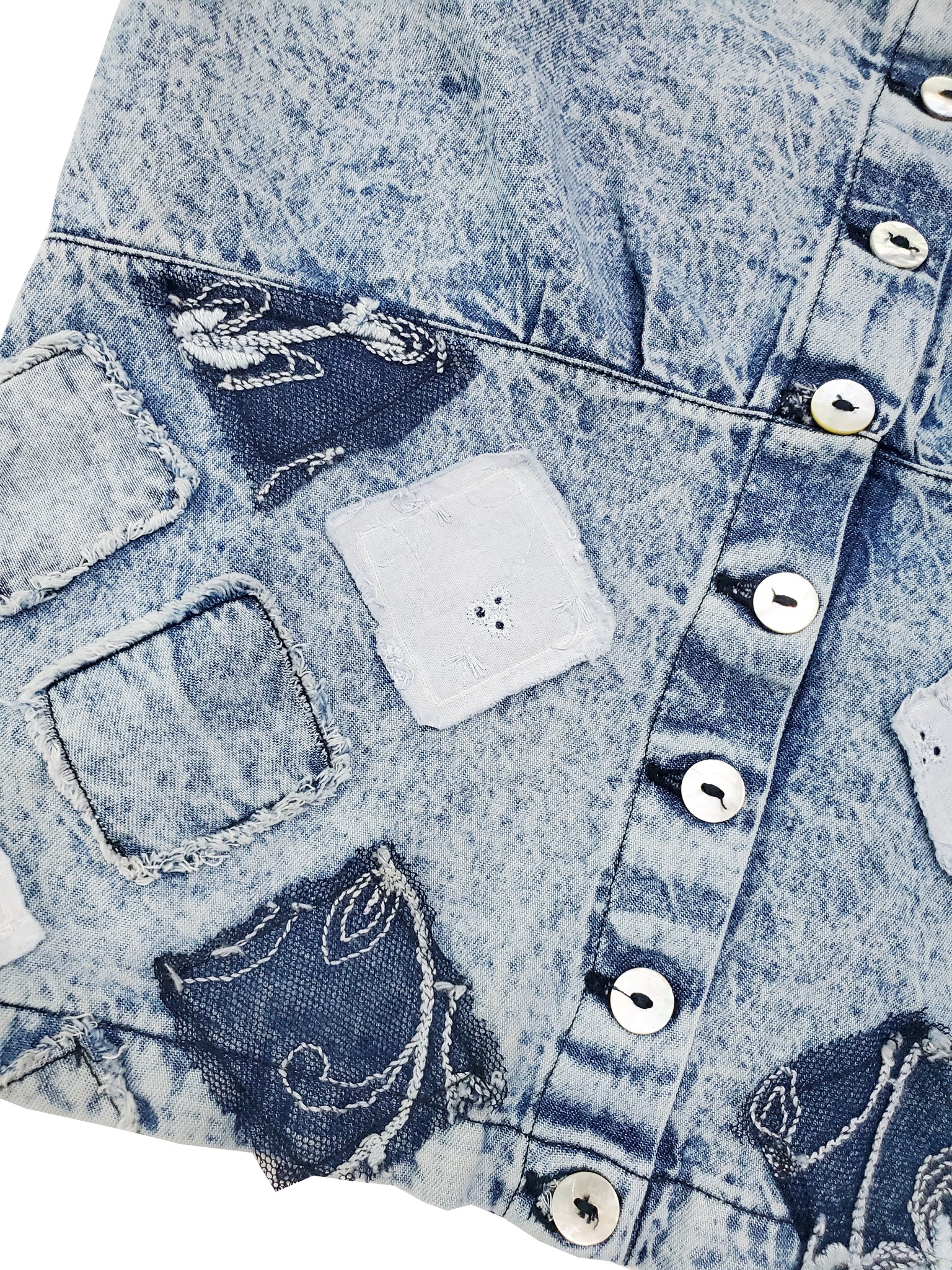 Norma Vintage _square denim top