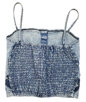Norma Vintage _square denim top