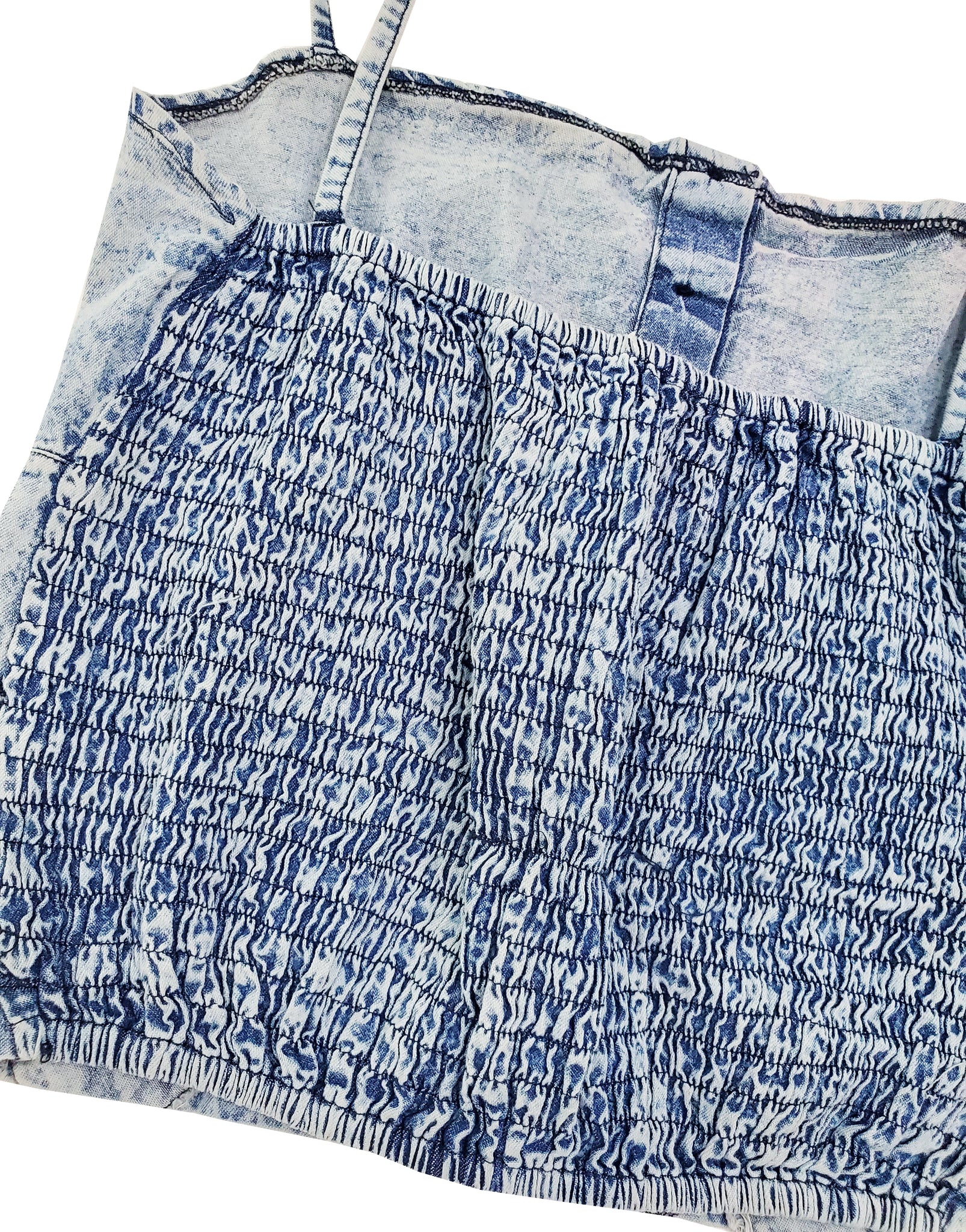 Norma Vintage _square denim top