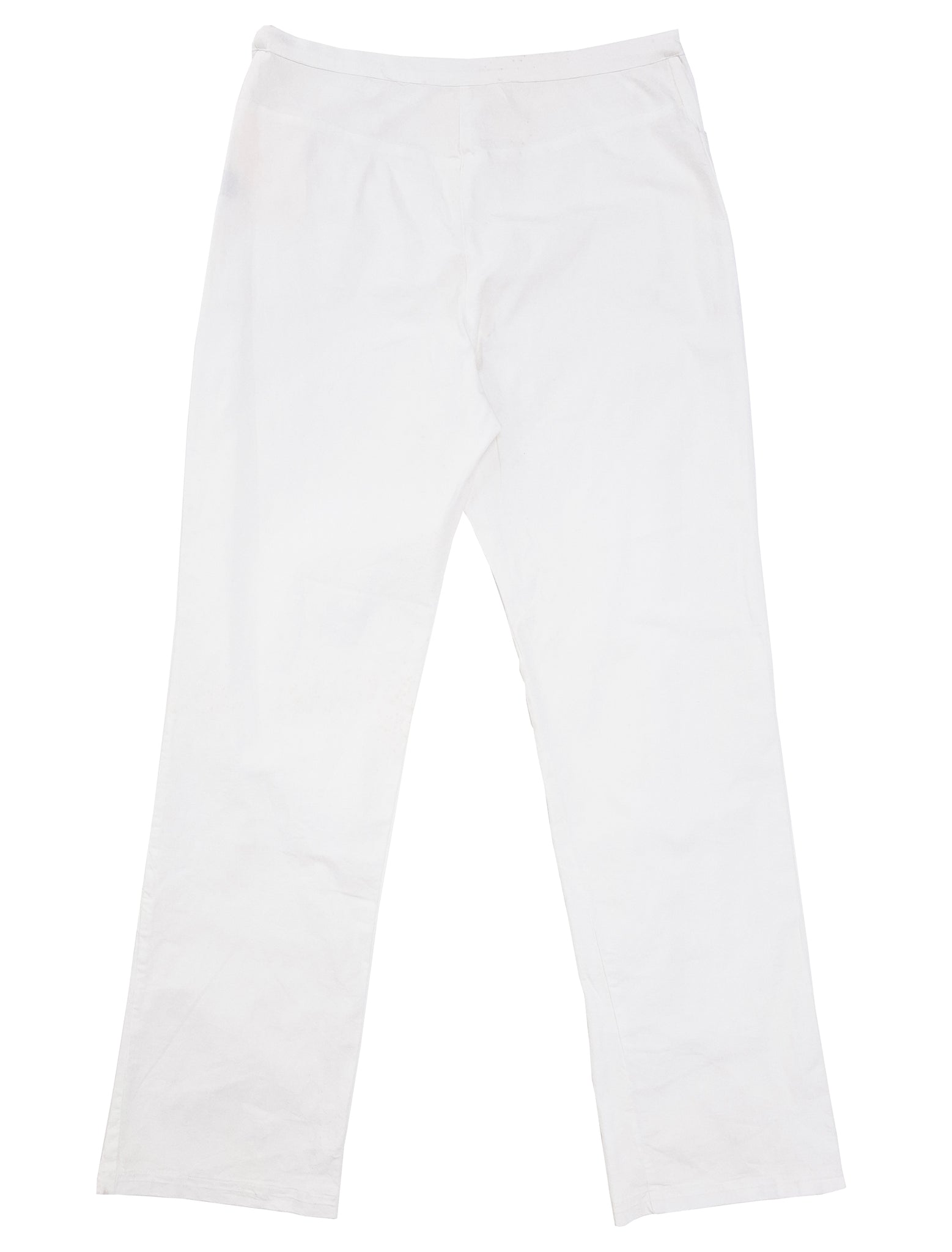 Norma Vintage _white flowers trousers