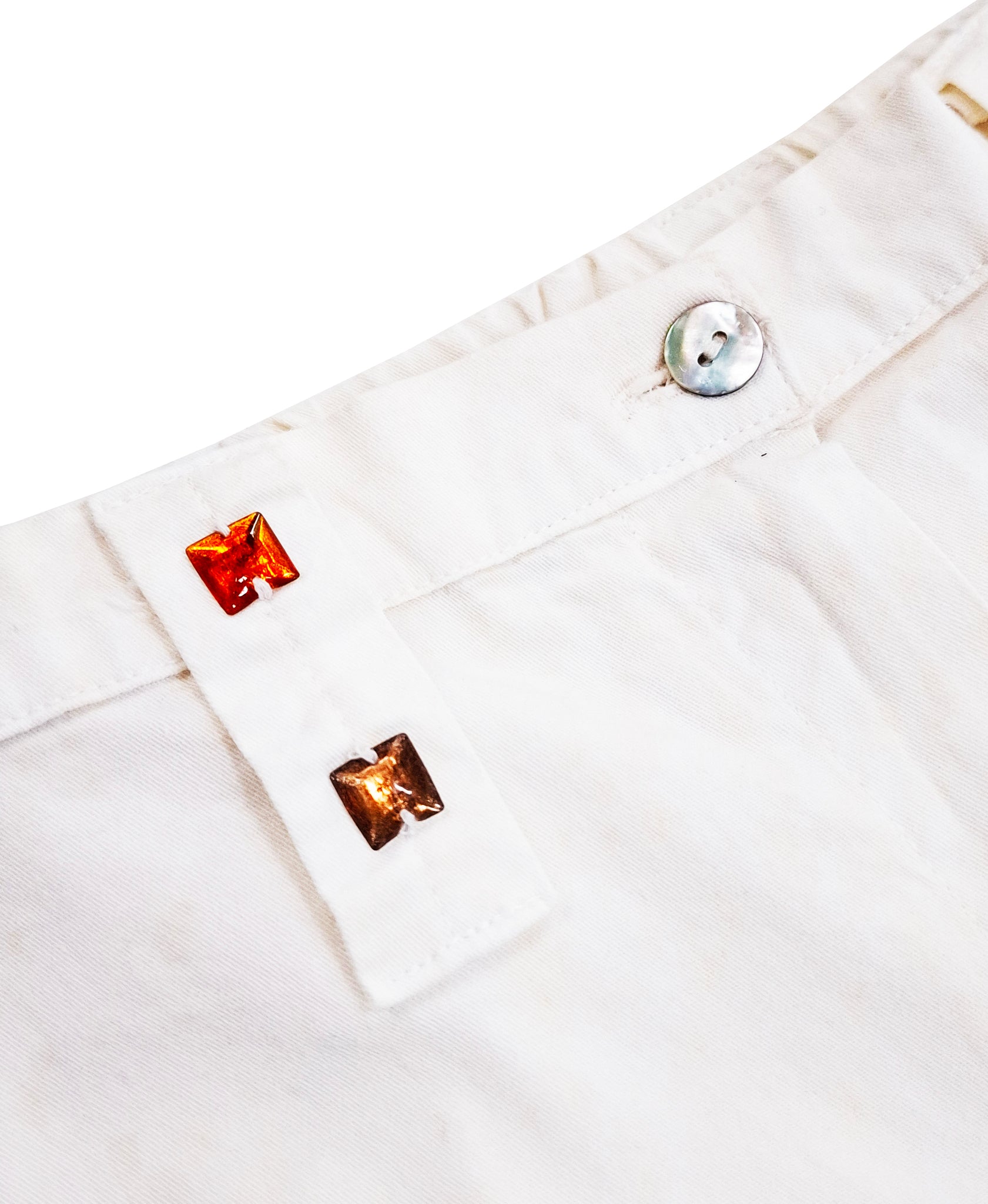 Norma Vintage _white cargo trousers
