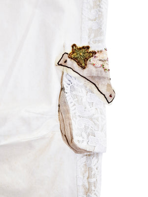 Norma Vintage _white cargo trousers