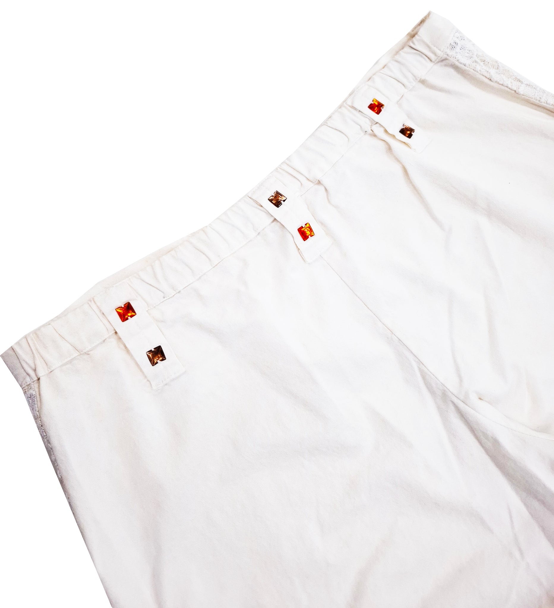 Norma Vintage _white cargo trousers