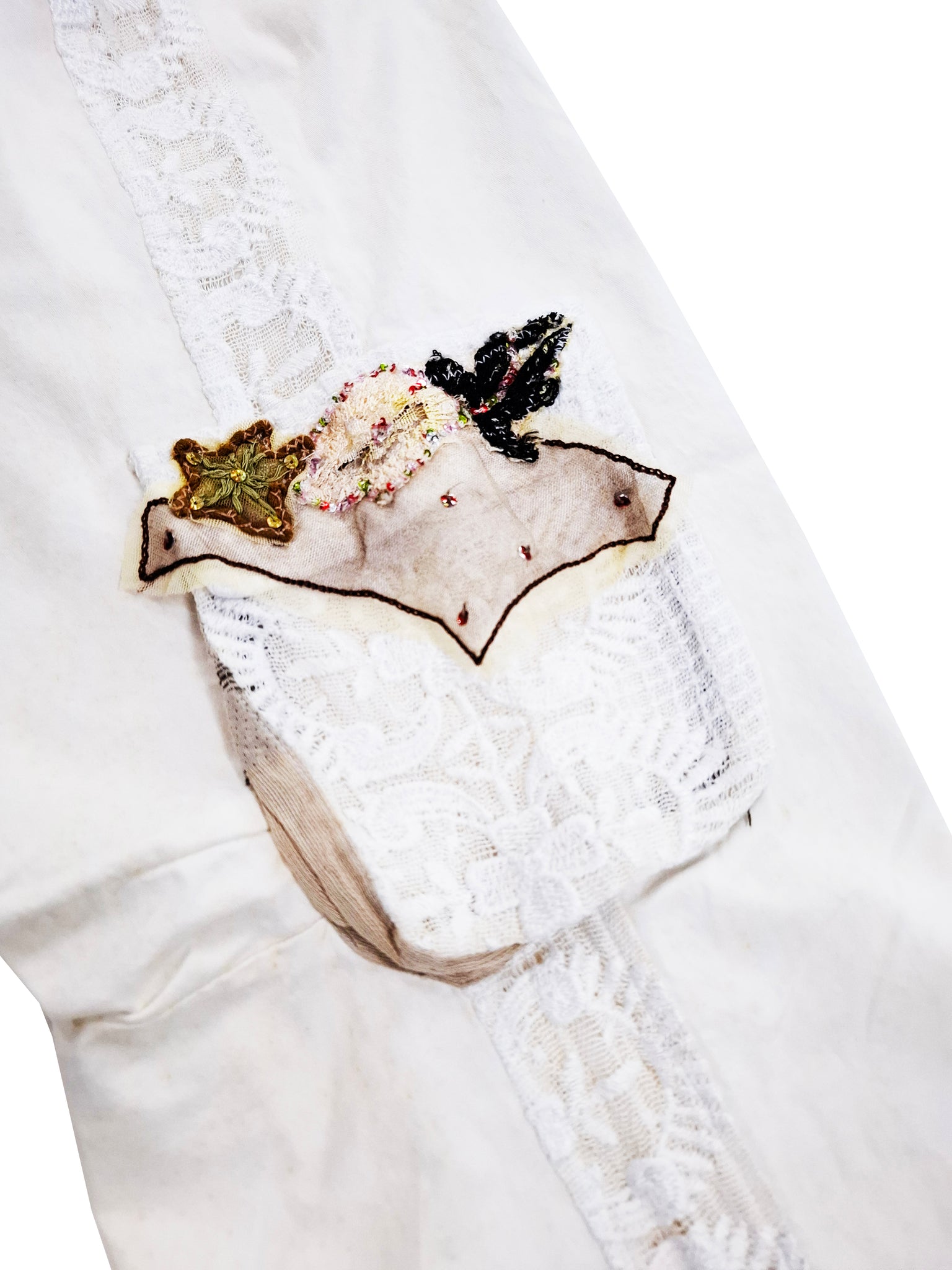 Norma Vintage _white cargo trousers