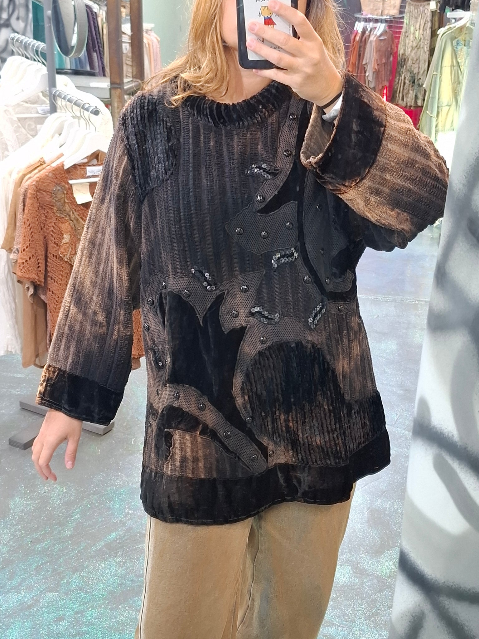 Norma Vintage _ blue sweater