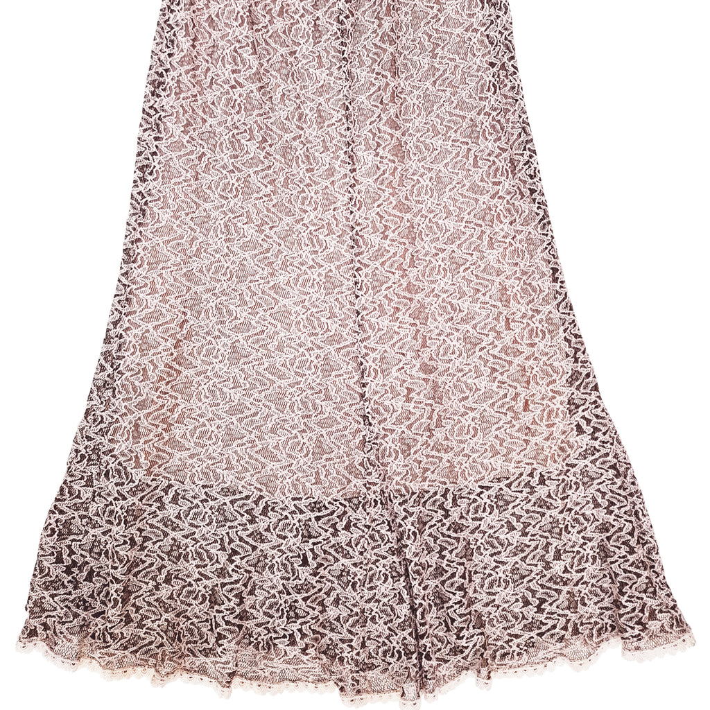 Norma Vintage _lace long skirt