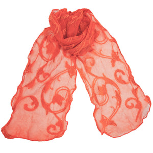 Norma Vintage _orange shawl