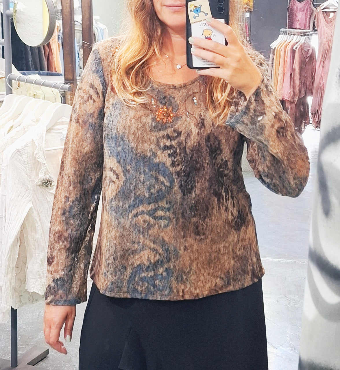 Norma Vintage _mesh printed t-shirt