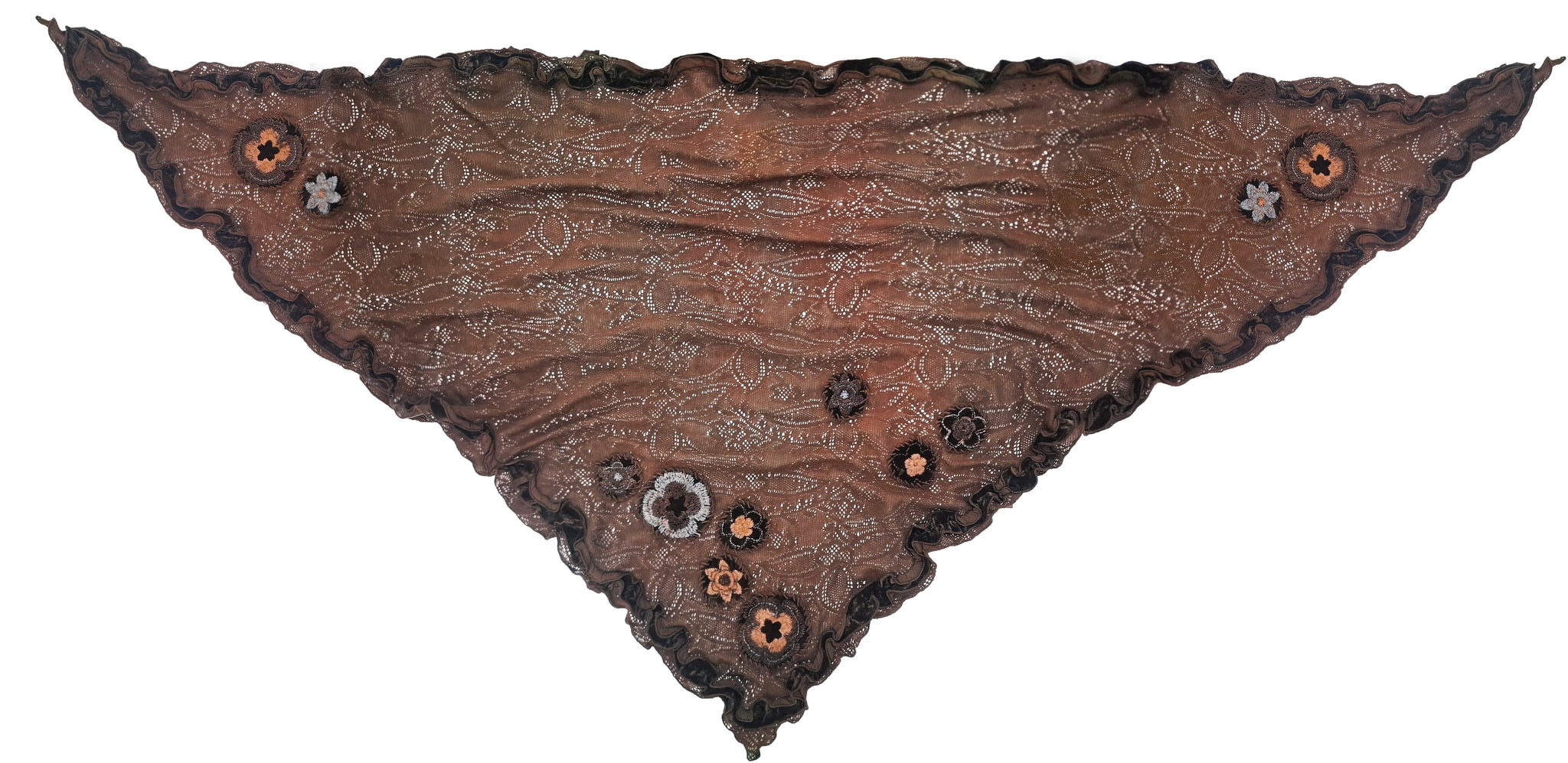 Norma Vintage _brown shawl