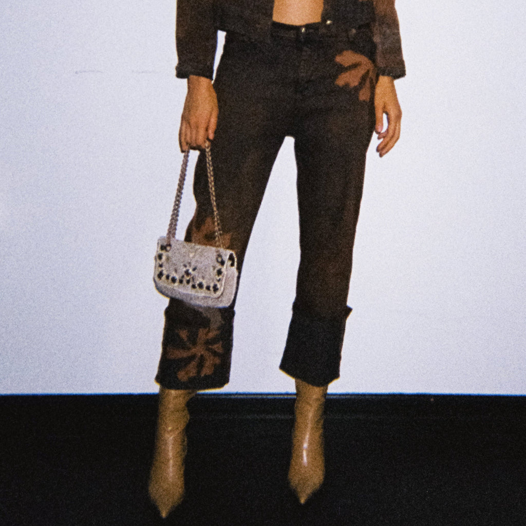 Norma Vintage _brown capri trousers
