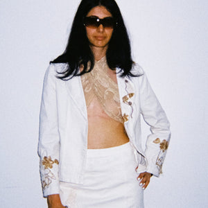 Norma Vintage _white denim jacket