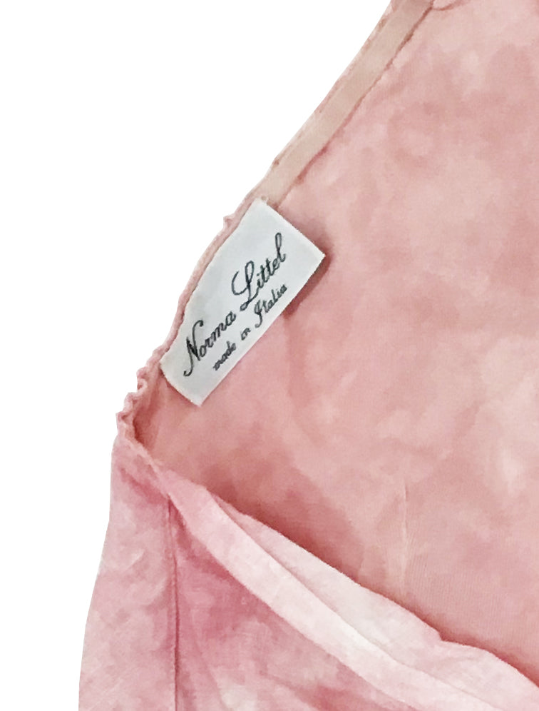 Norma Vintage _open back pink top