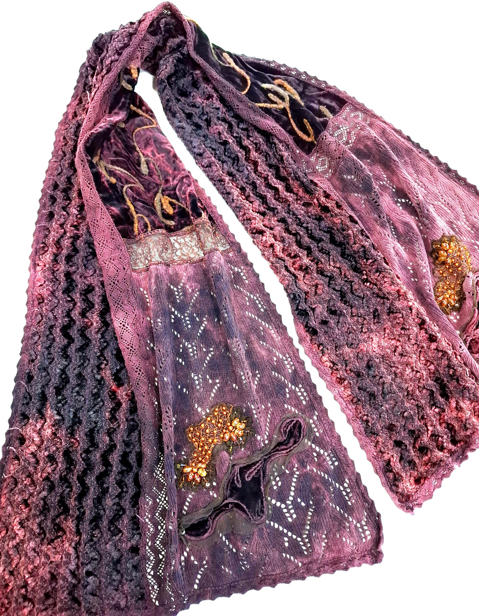 Norma Vintage _patchwork scarf