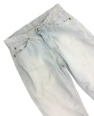 Norma Vintage_ flowers denim trousers