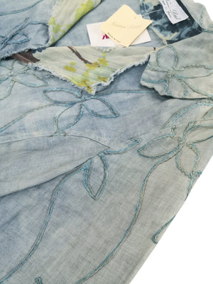 Norma Vintage _blue flowers jacket