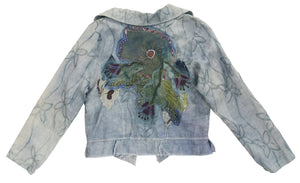 Norma Vintage _blue flowers jacket