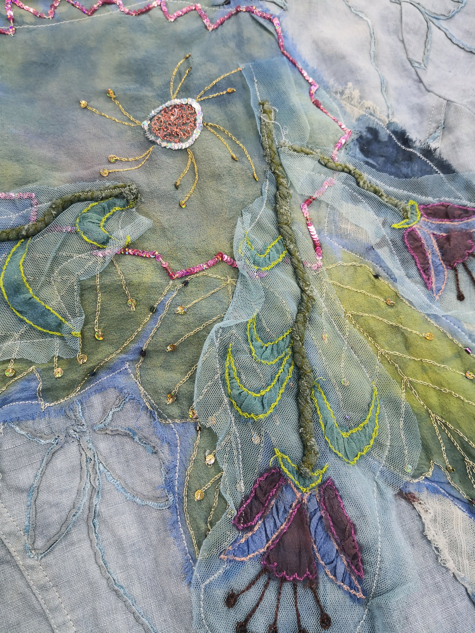 Norma Vintage _blue flowers jacket