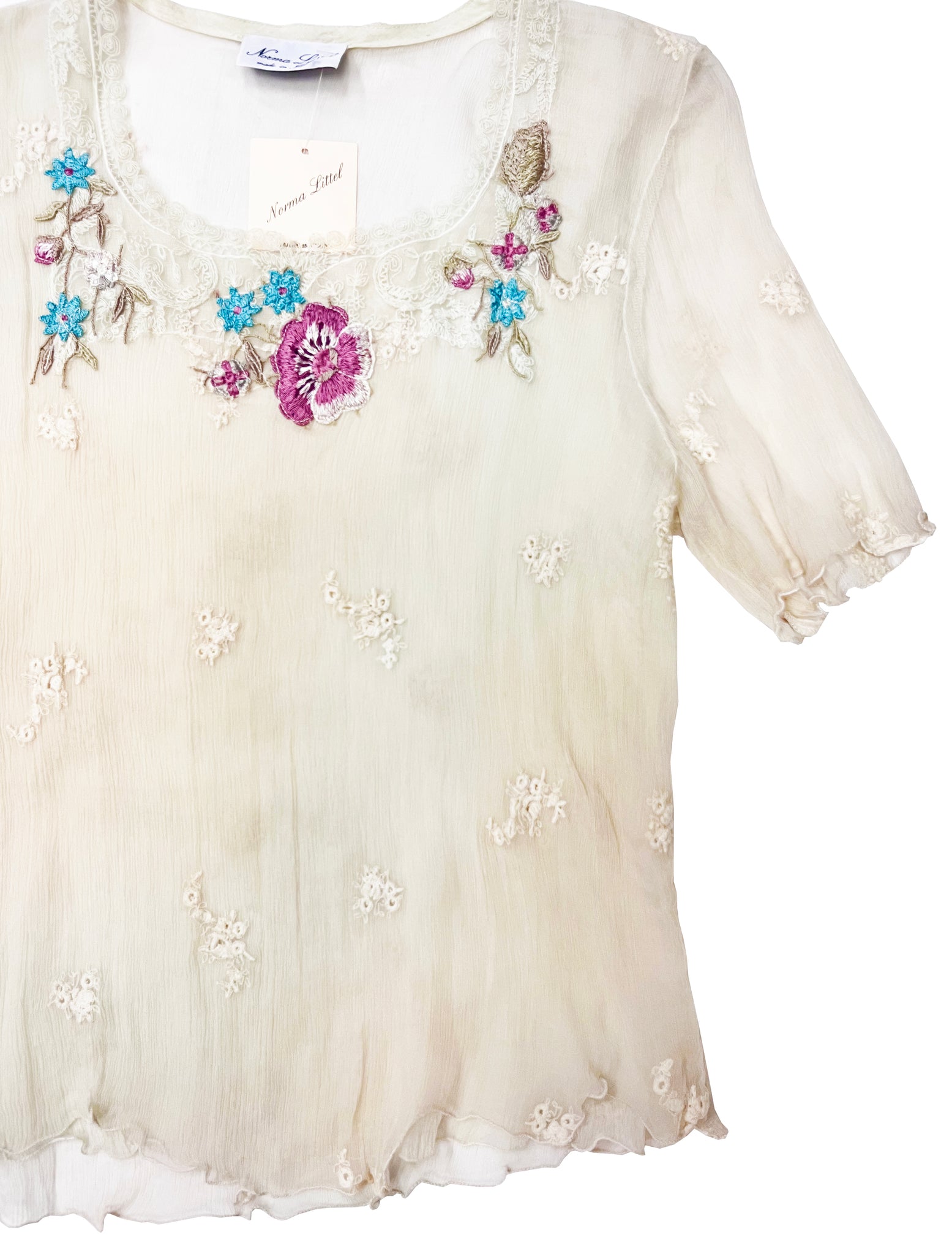 Norma Vintage _flowers t-shirts