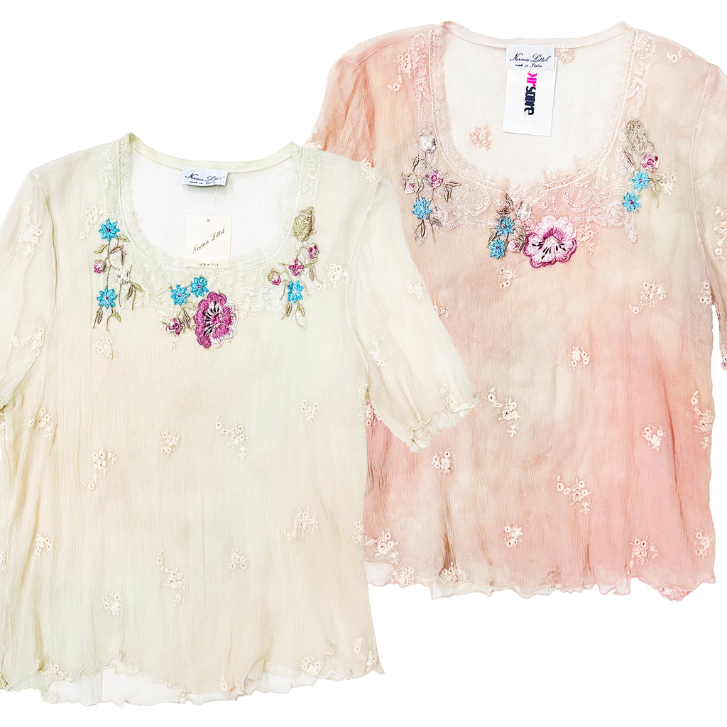 Norma Vintage _flowers t-shirts