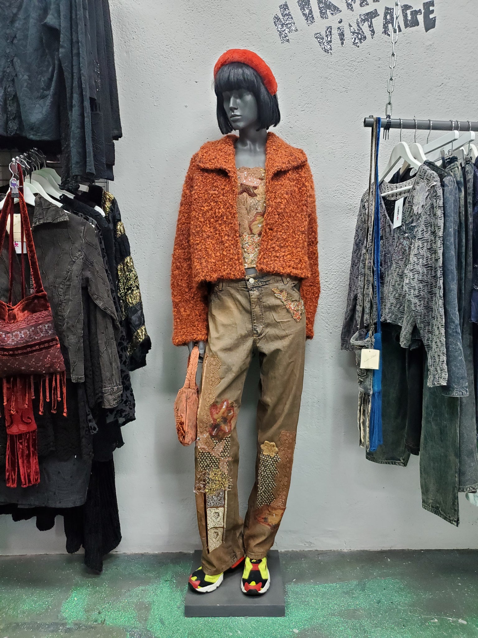 Norma Vintage _orange wool jacket