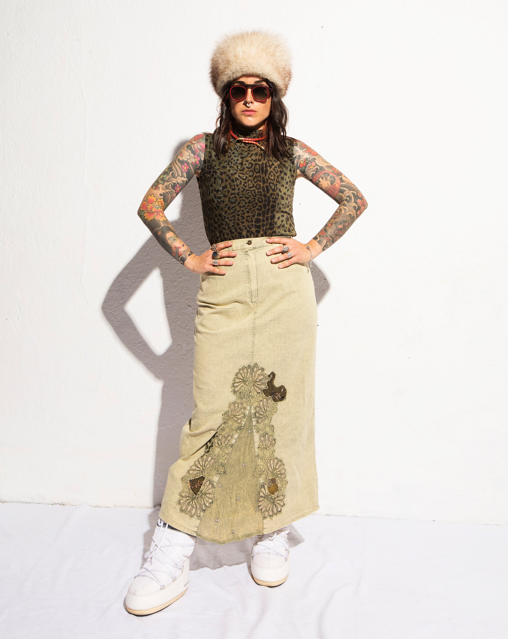 Norma Vintage _leopard top