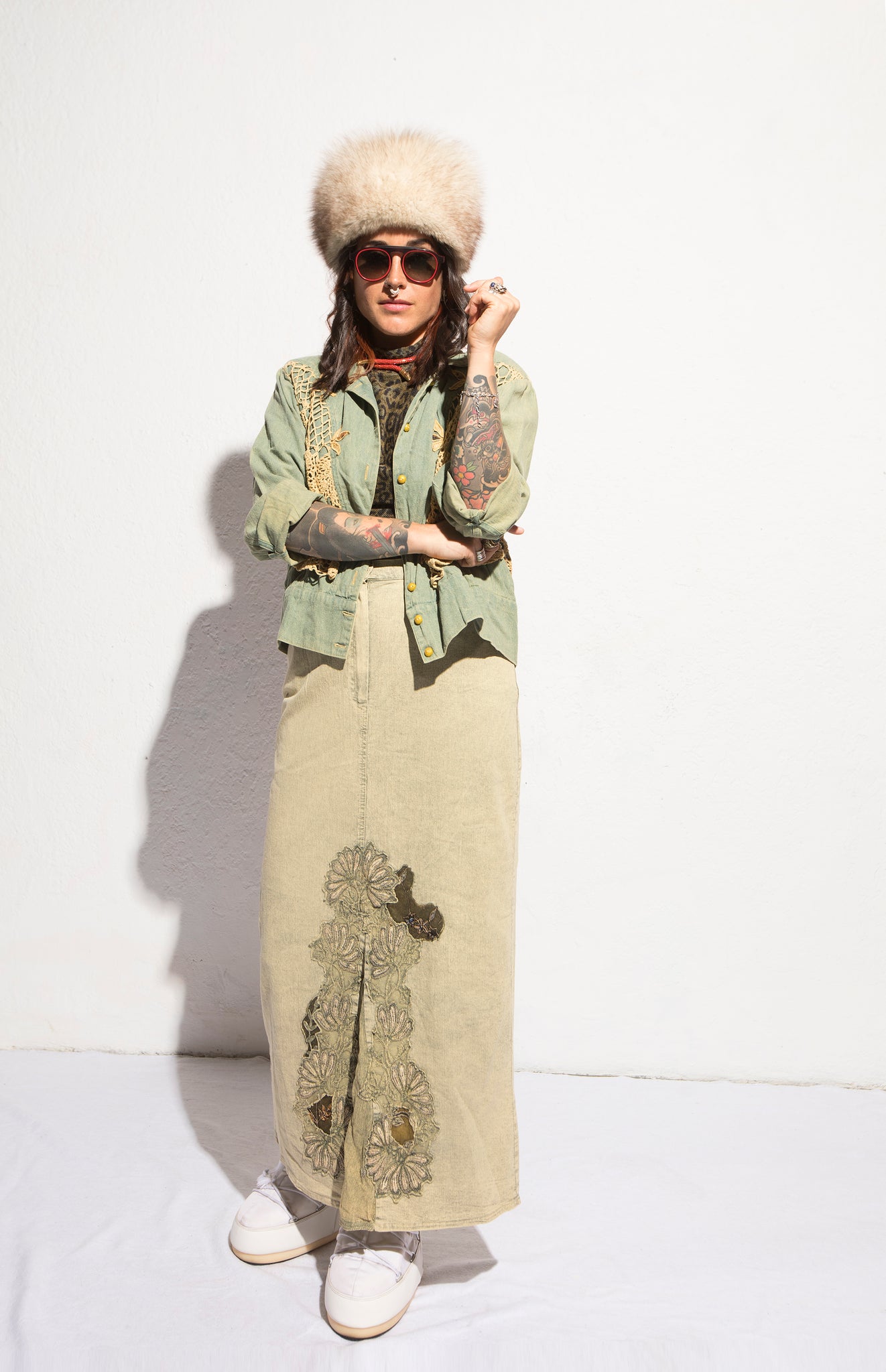 Norma Vintage _green denim jacket