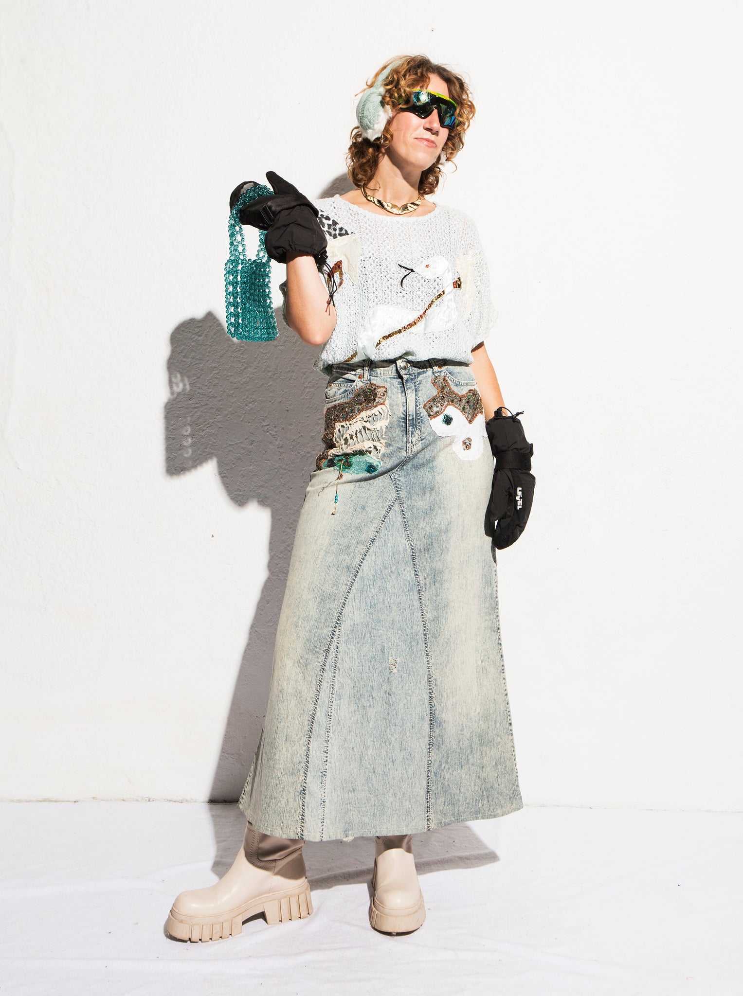 Norma Vintage _snake & sunset tops
