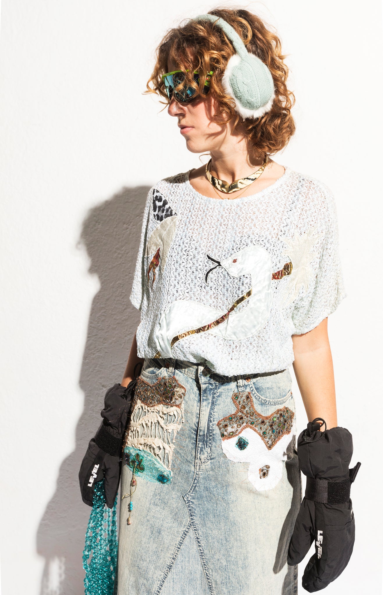 Norma Vintage _snake & sunset tops