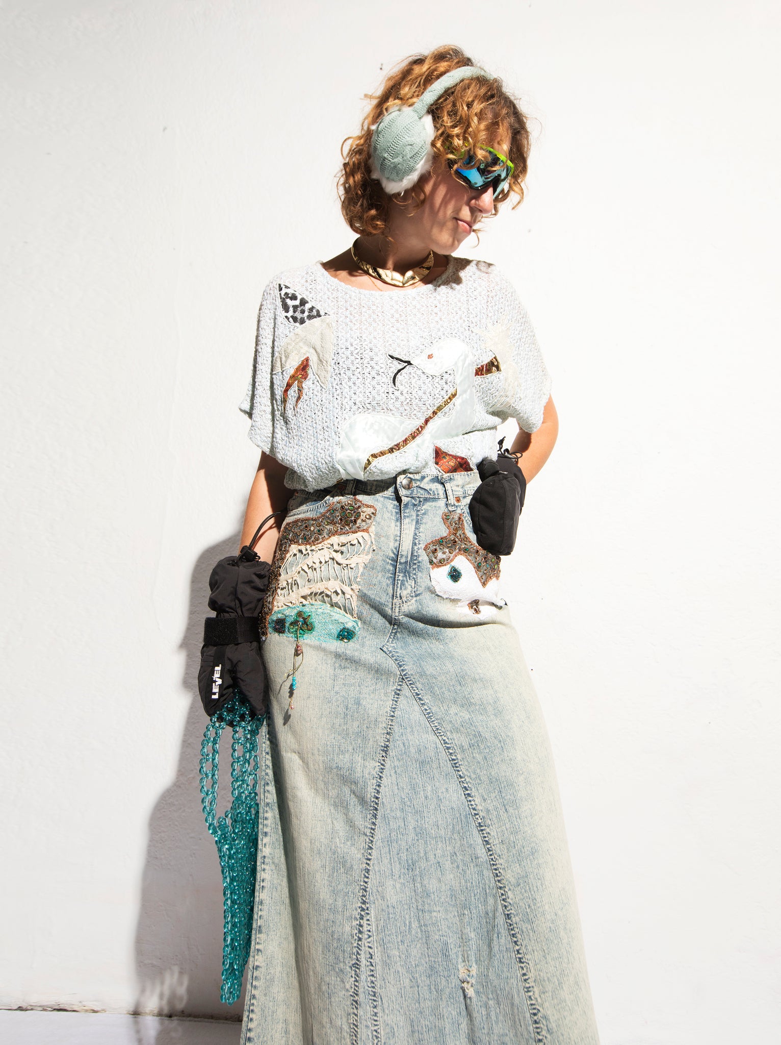 Norma Vintage _snake & sunset tops