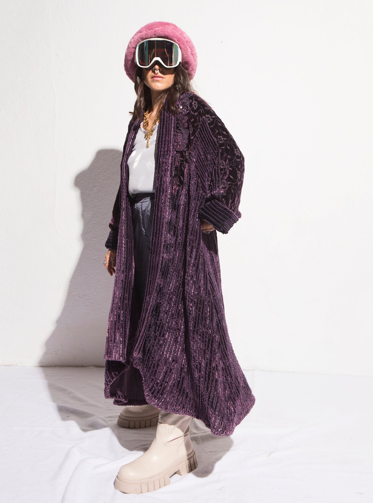 Norma Vintage _violet coat
