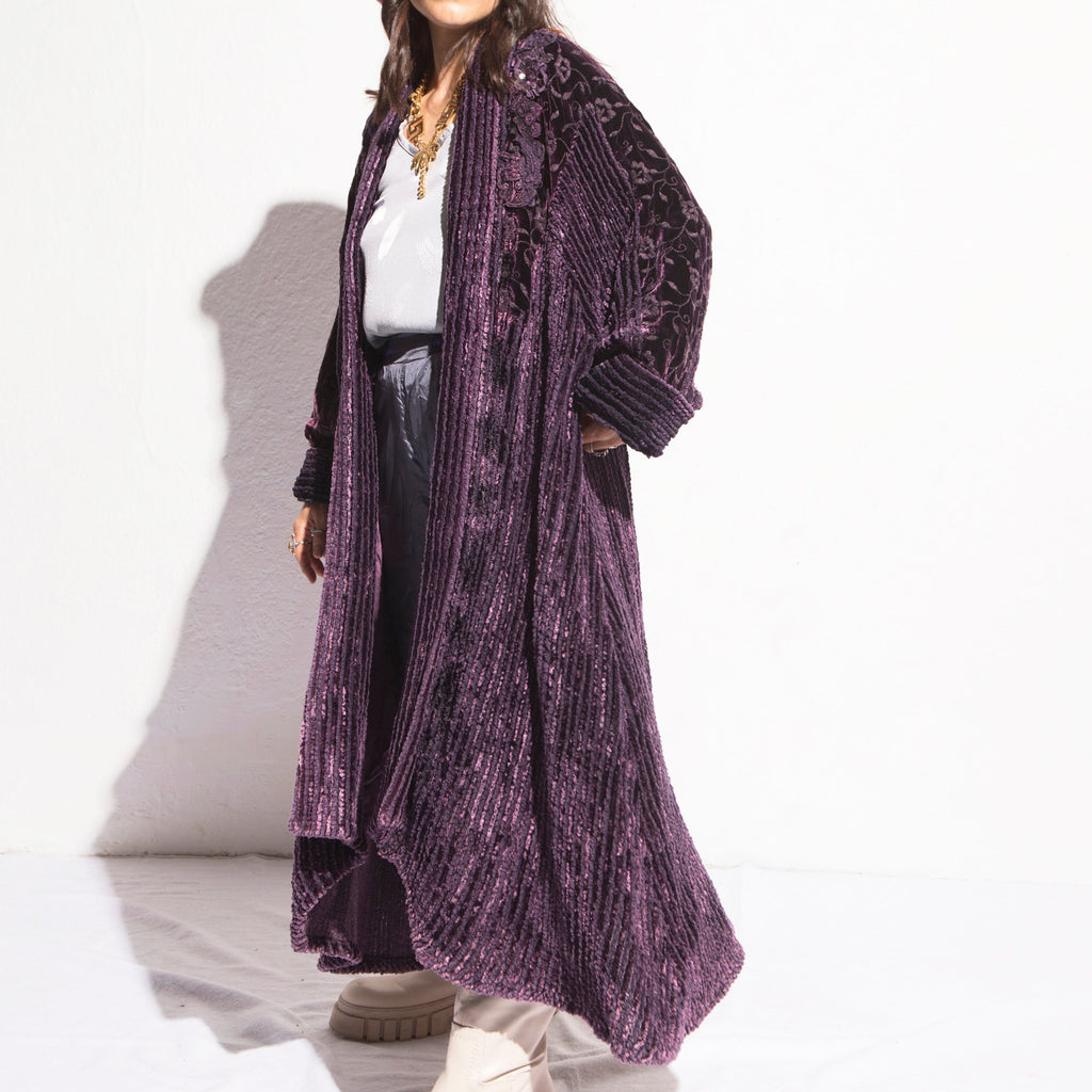Norma Vintage _violet coat