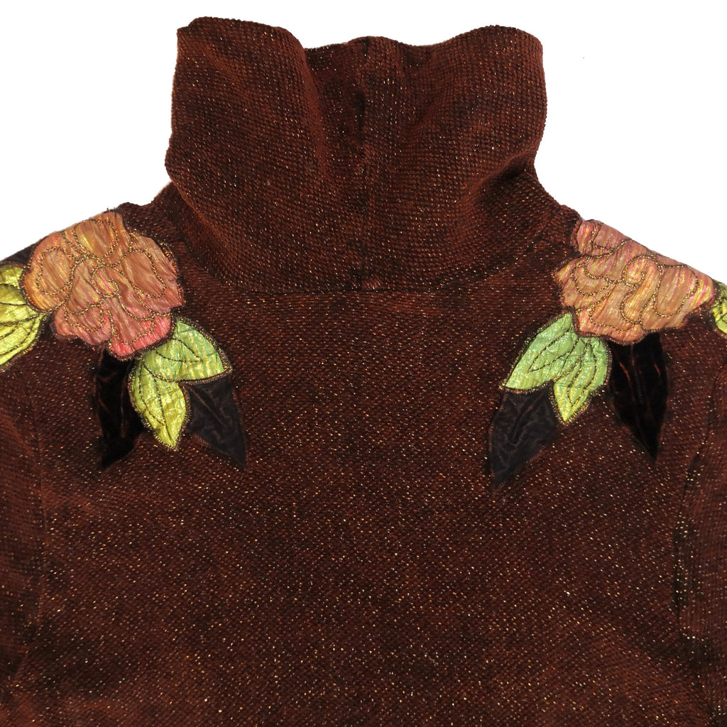 Norma Vintage _tattoo flowers sweater