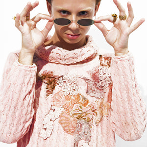 Norma Vintage_ pink sweater
