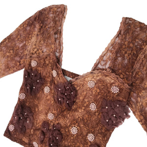 Norma Vintage _pearl top
