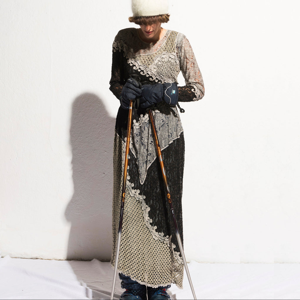 Norma Vintage _guipur & macrame dress