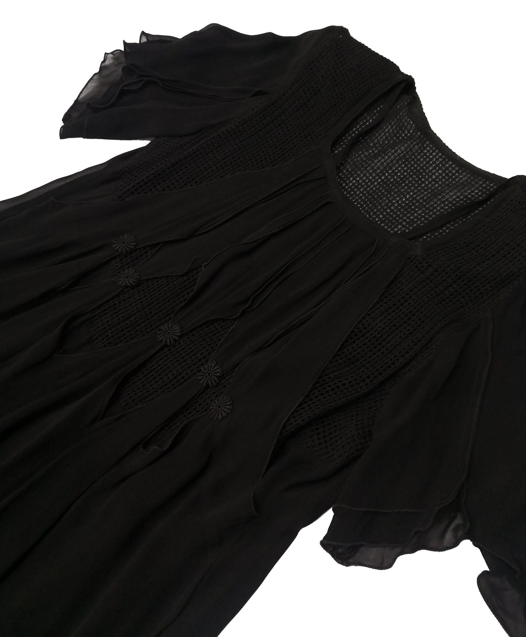 Norma Vintage _long black dress