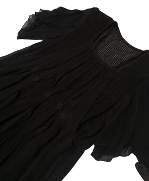 Norma Vintage _long black dress