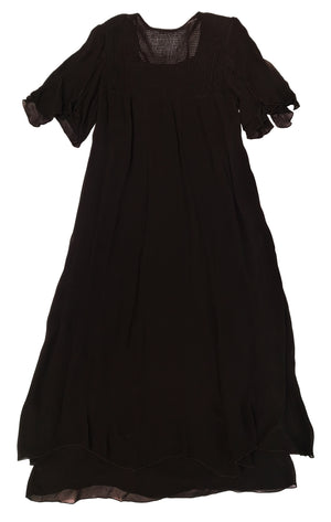 Norma Vintage _long black dress