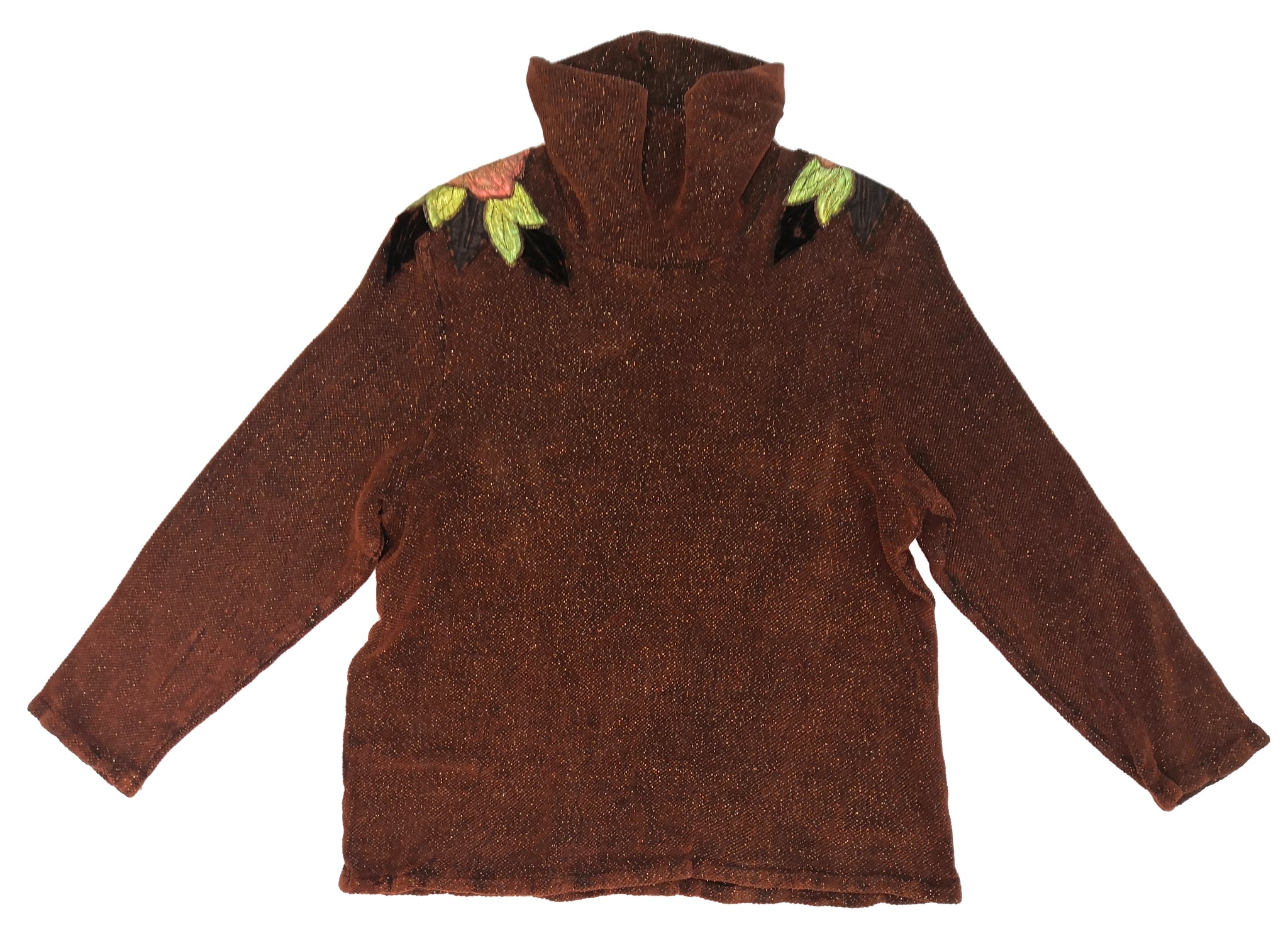 Norma Vintage _tattoo flowers sweater