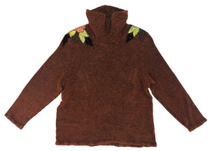 Norma Vintage _tattoo flowers sweater