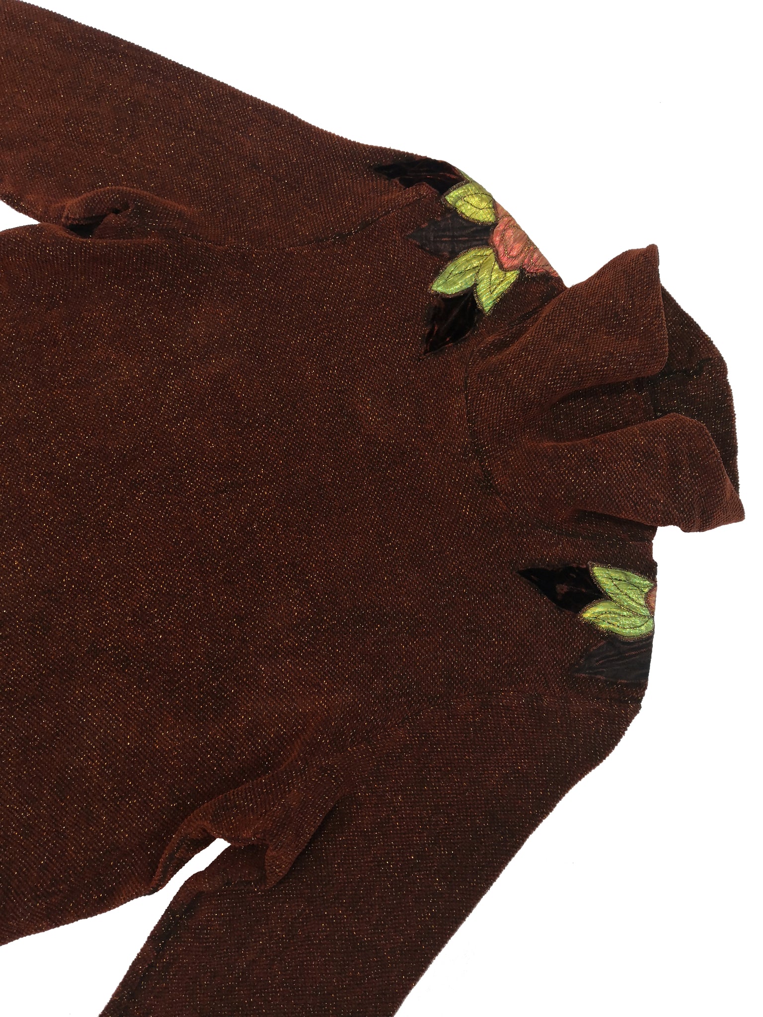 Norma Vintage _tattoo flowers sweater