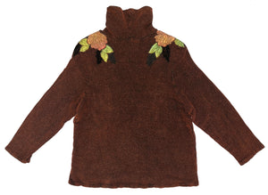 Norma Vintage _tattoo flowers sweater